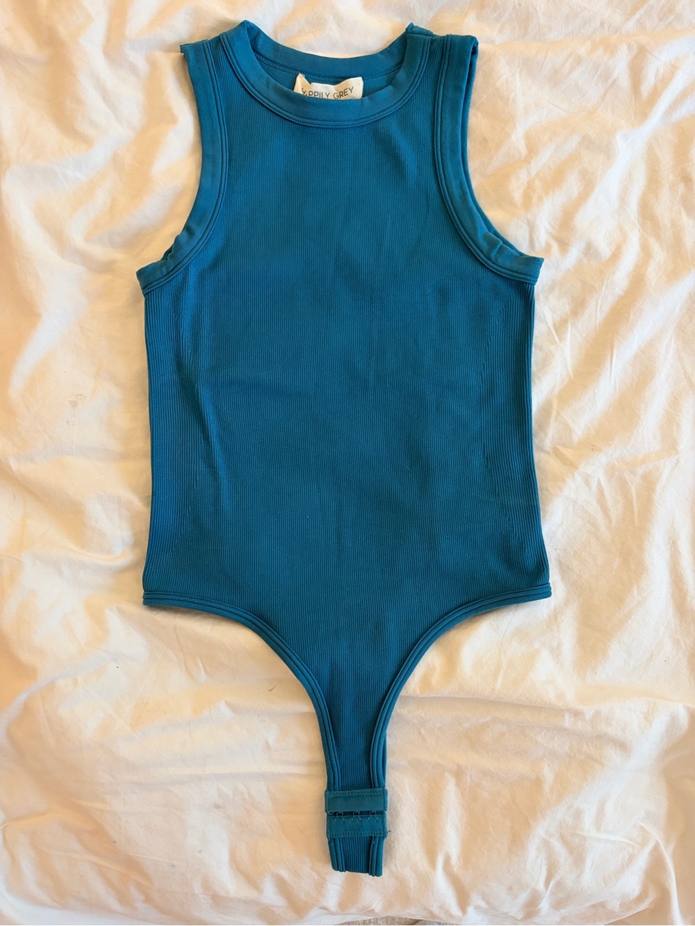Teal Tank One-Piece Bodysuit